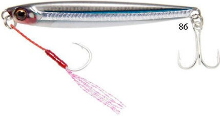 MajorCraft Jigpara Micro Slim Livebait Artificial Bait Speed Slider 15gr #086 Live Kibinago UV