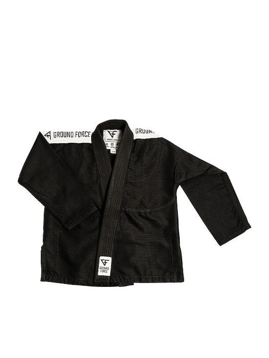 Ground Force Παιδική Ζακέτα Brazilian Jiu Jitsu Μαύρη