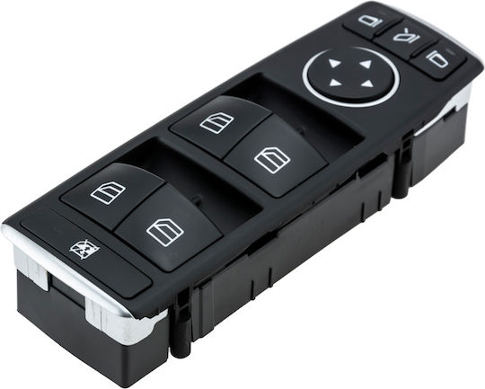 NTY Fensterheberschalter Auto für Hyundai Coupé Mercedes-Benz Gesellschaft für elektronischen Handel Renault Coupé Schwarz