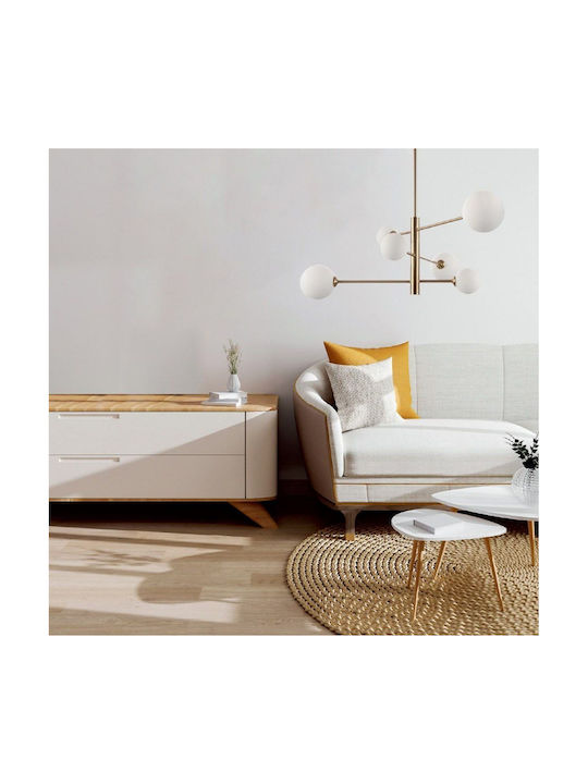 Light Prestige Κρεμαστό Φωτιστικό Μαύρο με Ντουί G9 12x49.5x49.5εκ.