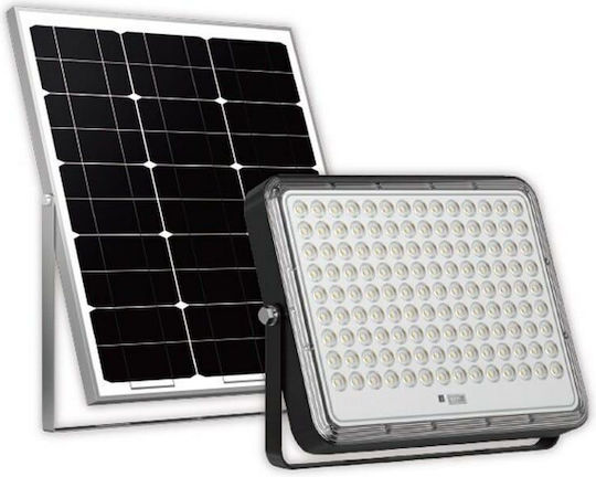 Metanor Στεγανός Ηλιακός Προβολέας LED 40W Ψυχρό Λευκό 6000K με Τηλεχειριστήριο IP65