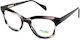 Tipi Diversi Damen Acetat Schmetterling Brillengestell Schwarz TD6238 C3