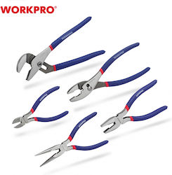 WorkPro Pliers Set Length 250mm 5 Pieces