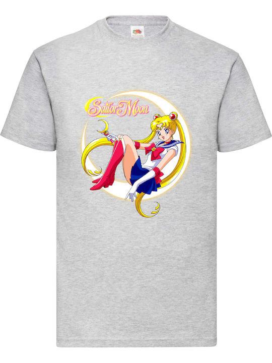 Fruit of the Loom Sailor Moon No2 Μπλούζα Γκρι ...
