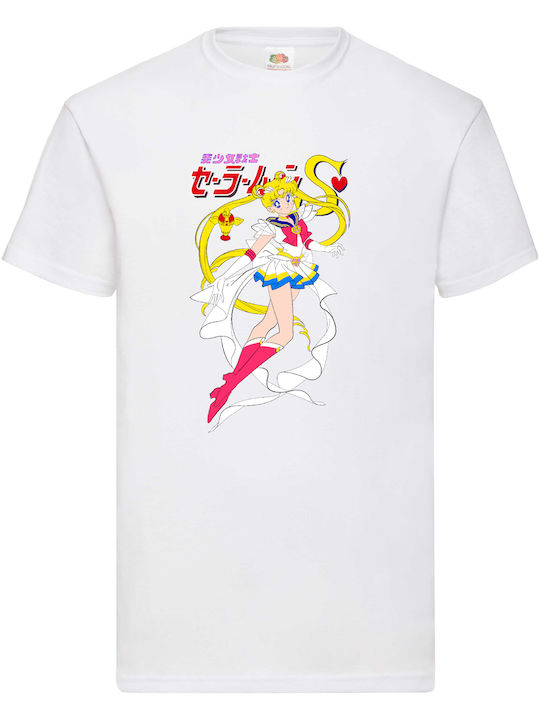 Fruit of the Loom Sailor Moon No1 Μπλούζα Λευκή...