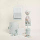Handmade Baptism Set for Boy Elephant Theme Mint Gold Luxer 11pcs 331923 Ntampoudis Ntm-331923