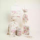 Handmade Baptism Set for Girl Peony Theme 11pcs 331926 Ntampoudis Ntm-331926