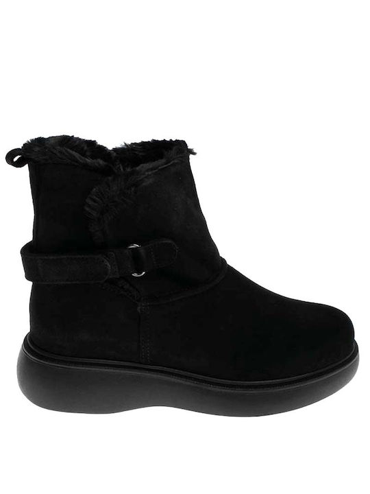 Ragazza Leather Women's Ankle Boots Black