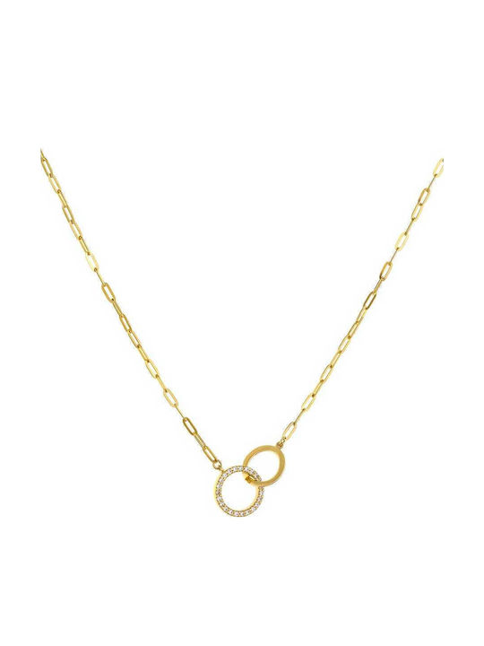 Papoulidis Jewellery from Gold 9 K with Zircon