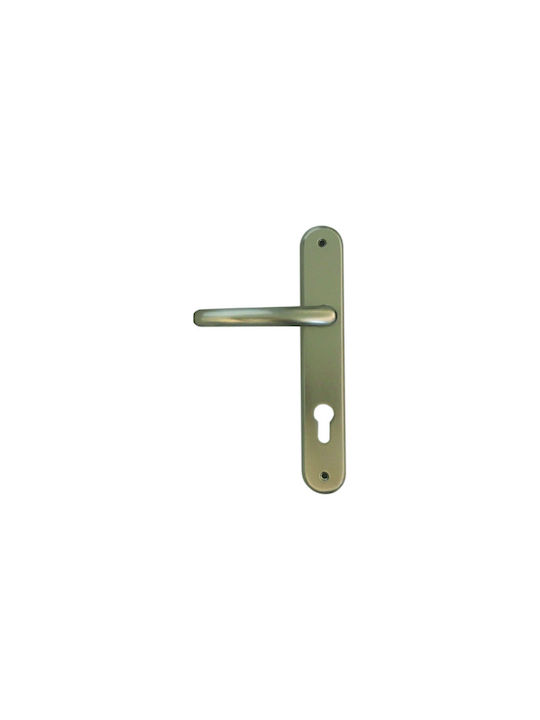 Außentürgriffplatte Nr. 304 A Mattnickel