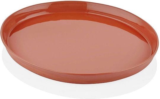 Hermia Servierplatte aus Porzellan Orange 27x23cm 1Stück