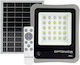 Metanor Wasserdicht Solar LED Flutlicht 8W Kaltweiß 6000K mit Fernbedienung IP65