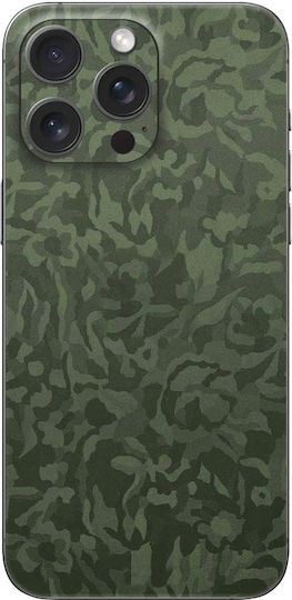 Protective Back Skin Sticker Apple iPhone 16 Pro Max Gams Premium Vinyl Skin Back Plate Camo Green Gams-vnl-skin-cg-001-083