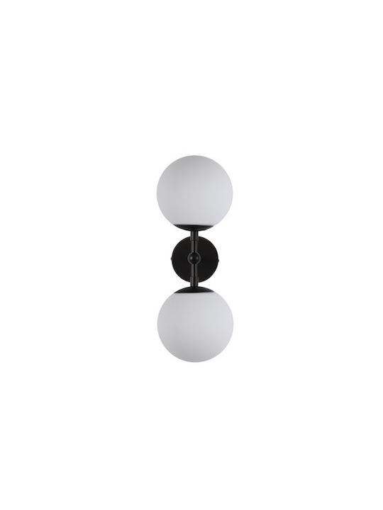 Light Prestige Lumină de Perete cu Soclu E14 Negru 15x20x15cm