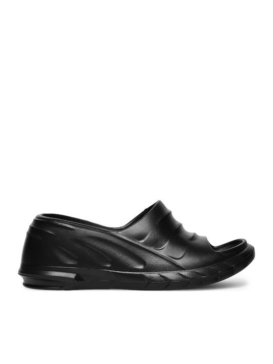 Flache Sandalen für Damen in Schwarz Farbe