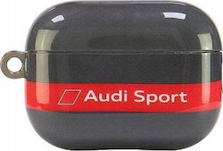 Audi Iml Sport Θήκη Σιλικόνης / Πλαστική σε Γκρι χρώμα για Apple AirPods Pro 2 Audi Iml Sport Θήκη Σιλικόνης / Πλαστική σε Γκρι χρώμα για Apple AirPods Pro 2