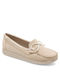 Damen Mokassins in Beige Farbe
