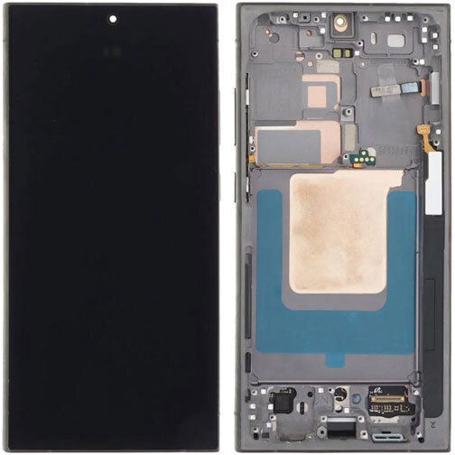 Samsung Οθόνη με Μηχανισμό Αφής και Πλαίσιο για Samsung Galaxy S24 Plus 5G S926 (Γκρι)