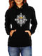 Women’s Hoodie Sweatshirt Anime Manga Tralala One Piece 10 Black