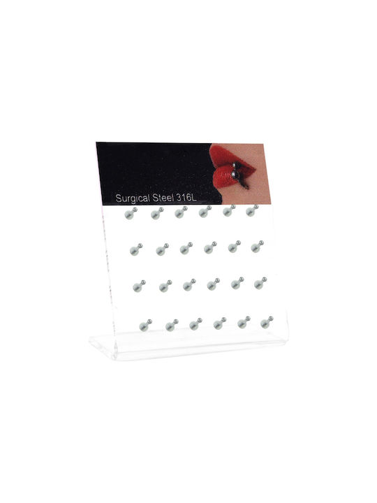 Ro-Ro Accessories Mouth Piercing Earring Made of Silver Steel