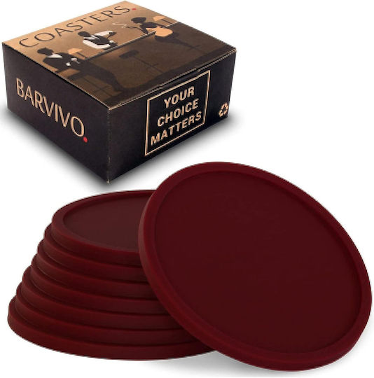 Barvivo Rund Untersetzer Kunststoff 8Stück
