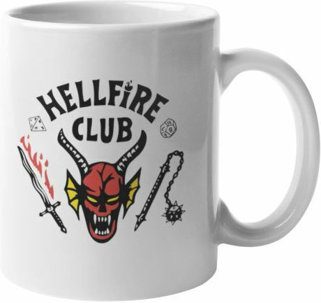 Hellfire Club Чаша Керамично Бяла
