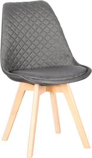 Bianca Stühle Speisesaal Gray 1Stück 50x56x84cm