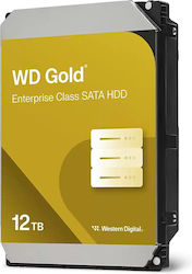 Western Digital Gold 12TB HDD Hard Drive 3.5" SATA III 7200rpm with 512MB Cache for Server WD122KRYZ