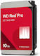 Western Digital Red Pro 10TB HDD Σκληρός Δίσκος 3.5" SATA III 7200rpm με 256MB Cache για NAS WD103KFBX
