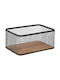 Estia Storage Basket Black 24x16.5x11cm 1pcs