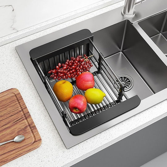Sită Pentru Chiuvetă Inox Argintiu 22.6x9x25cm