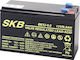 SKB Μπαταρία UPS με Χωρητικότητα 9Ah και Τάση 12V 1τμχ