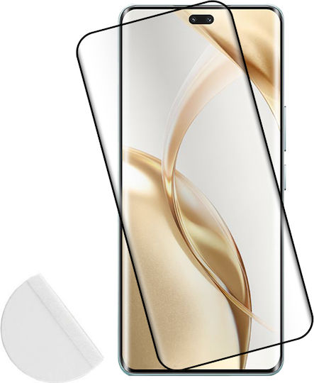 Idol 1991 3D 0.3mm Full Glue Tempered Glass Μαύρο (Honor 200)