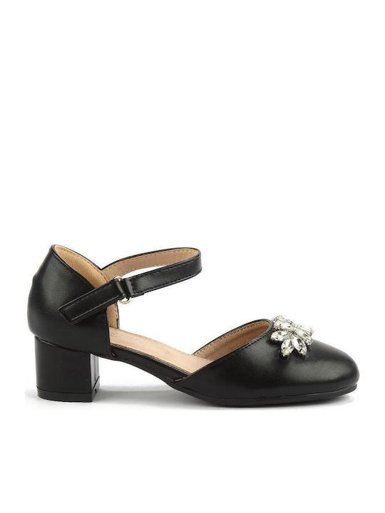 Fshoes Kinder Sandalen Schwarz