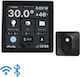 Shelly Wanddisplay Smart Wi-Fi/BT Schwarz & Blau H&T Schwarz