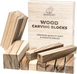 Bw10 Walnut Carving Blocks Set 10pcs