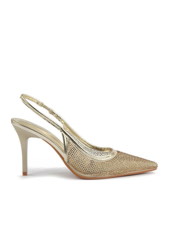 Mule Rhinestones Fshoes Bo238.16 Fshoes Gold