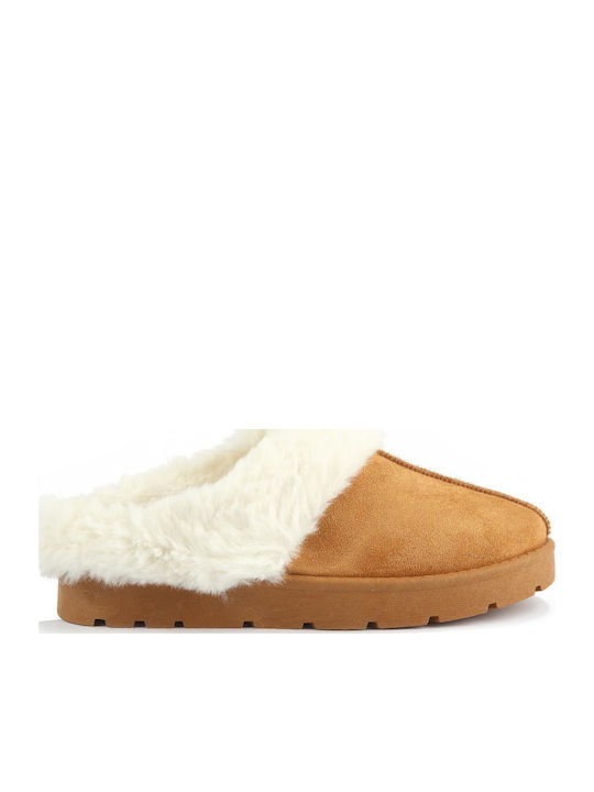 Fur Slipper Fshoes Hh151.13 Fshoes Camel