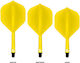 Shot Flight Deck One Piece Galbene In Between Nr.2 Pene pentru Darts
