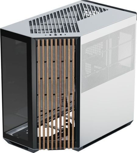 APNX V1 Midi Tower Computer Case Wood Black/White