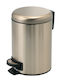 Gedy Potty Metallic Bathroom Basket 5lt Gold