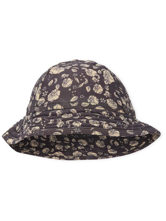 Konges Slojd Kids' Hat Bucket Fabric Sunscreen Black