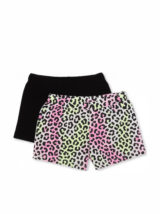 Joyce Kinder-Shorts/Bermudas Stoff Leopard Lime...
