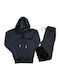 Jogginganzug Samt BLACK