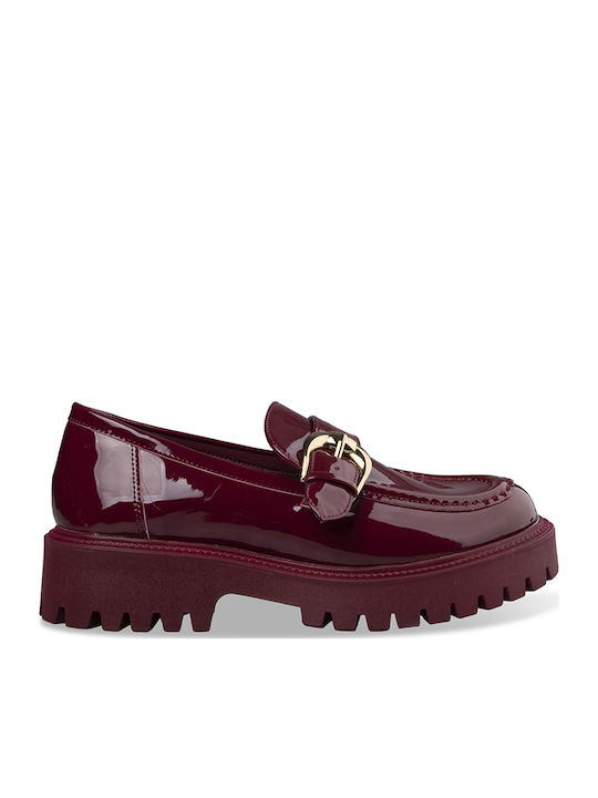 Γυναικεία Loafers σε Κόκκινο Χρώμα