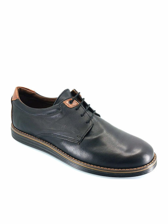 Men's Leather Casual Shoes Black