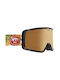 Spy Megalith Snow Goggles Essentials Happy Ml Pink Gold Mirror