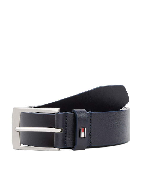 Tommy Hilfiger Adan 3.5 Men's Belt Leather Blue