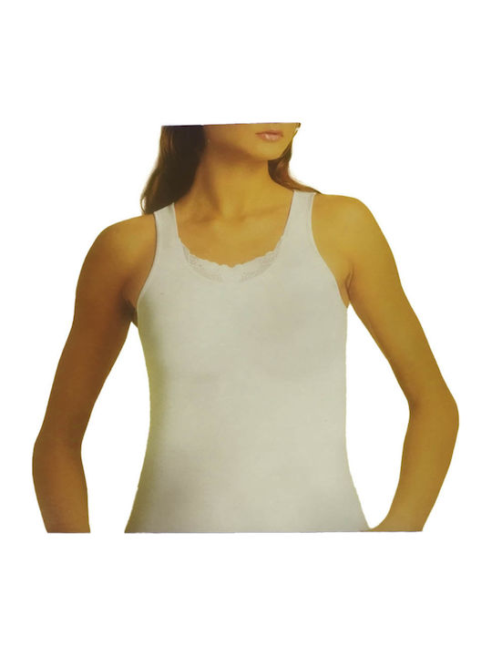 Women's Sleeveless T-Shirt White 2Pack