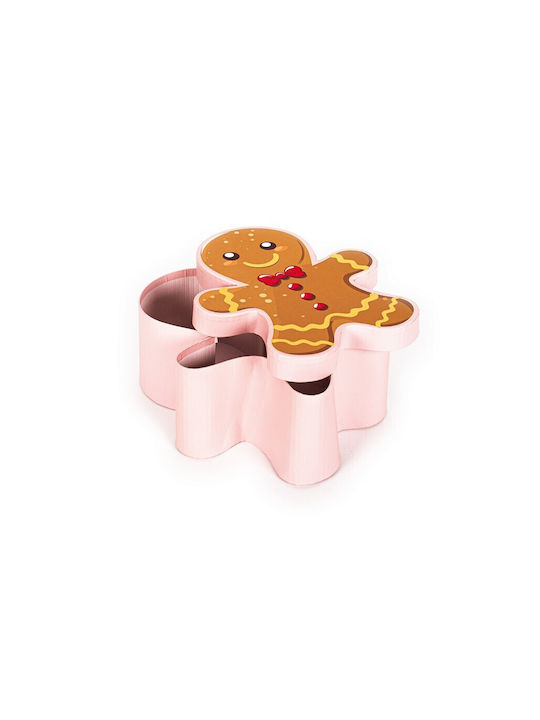 Tri-Coastal Design Gingerbread Cookie Χριστουγεννιάτικο Δοχείο 20x20x20εκ.